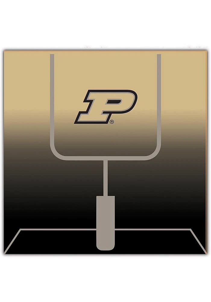 Purdue Boilermakers Goal Gradient Sign - Black