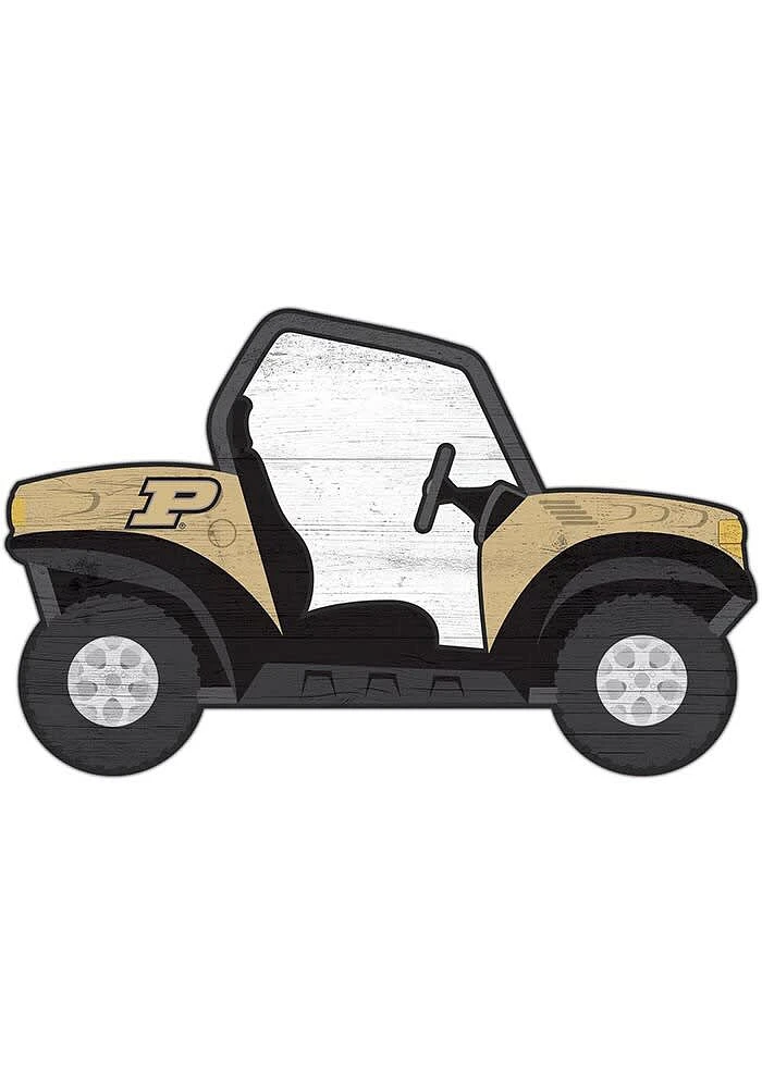 Purdue Boilermakers ATV Cutout Sign - Black