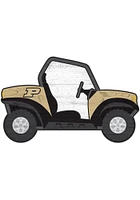 Purdue Boilermakers ATV Cutout Sign - Black