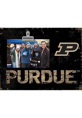 Purdue Boilermakers Team Clip Picture Frame - Black