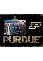 Purdue Boilermakers Team Clip Picture Frame - Black