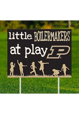 Purdue Boilermakers Little Fans at Play Yard Sign - Black