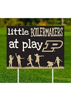 Purdue Boilermakers Little Fans at Play Yard Sign - Black