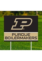 Purdue Boilermakers Team Yard Sign - Black