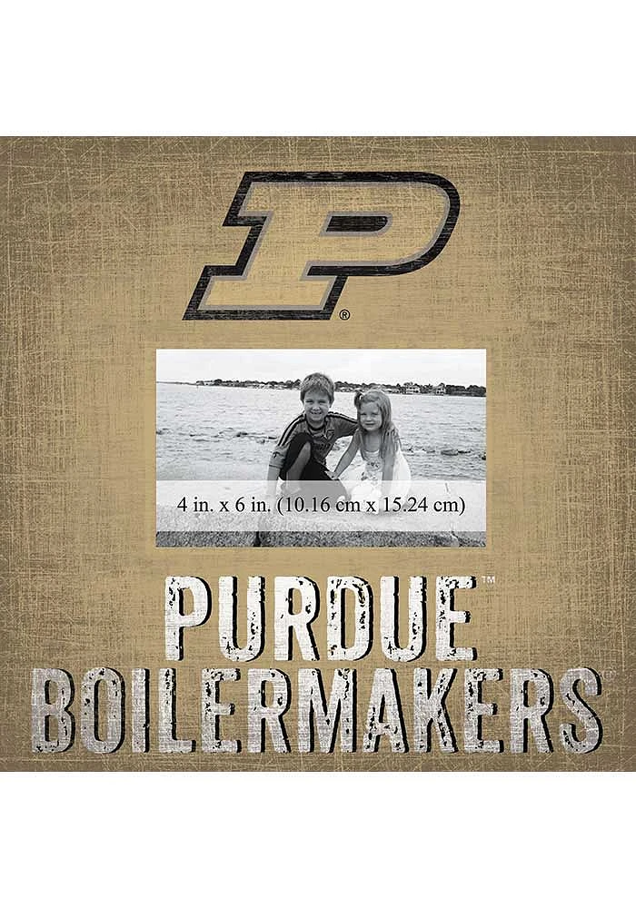 Black Purdue Boilermakers Team 10x10 Picture Frame