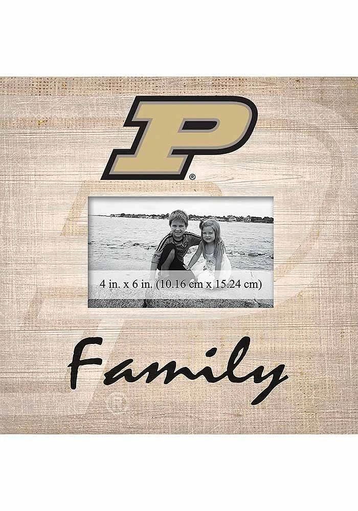 Purdue Boilermakers Family Picture Picture Frame - Black