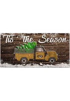 Missouri Tigers Tis the Season 6x12 Sign - Gold