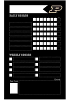 Purdue Boilermakers Chore Chalkboard Sign - Black