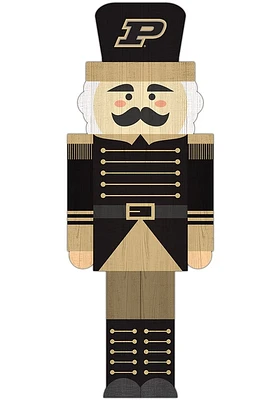 Purdue Boilermakers 31 Inch Nutcracker Leaner Sign - Black