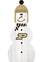 Purdue Boilermakers Snowman Leaner Sign - Black