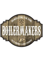Purdue Boilermakers 24 Inch Homegating Tavern Sign - Black
