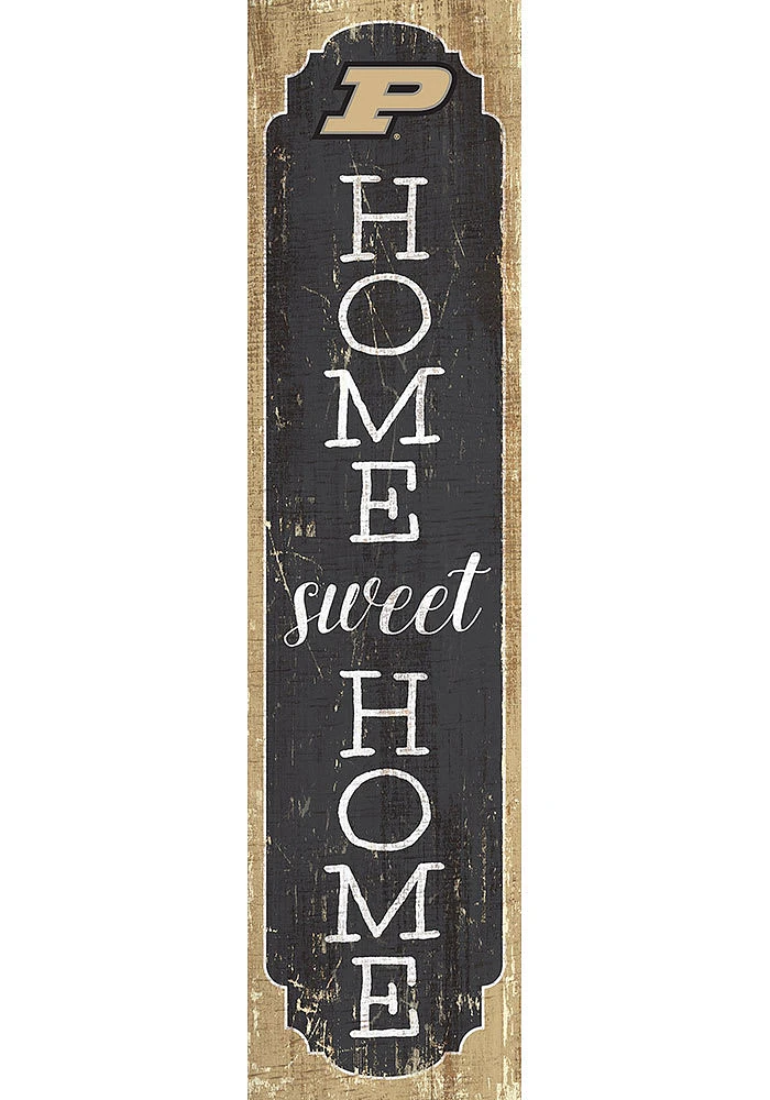 Purdue Boilermakers 48 Inch Home Sweet Home Leaner Sign - Black