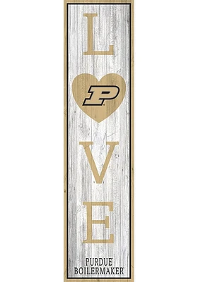 Purdue Boilermakers 48 Inch Love Leaner Sign - Black