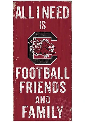South Carolina Gamecocks Football Friends and Family Sign - Red