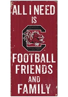 South Carolina Gamecocks Football Friends and Family Sign - Red
