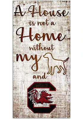 South Carolina Gamecocks A House is not a Home Sign - Red