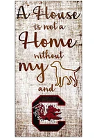 South Carolina Gamecocks A House is not a Home Sign - Red