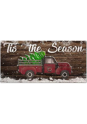 South Carolina Gamecocks Tis the Season 6x12 Sign - Red