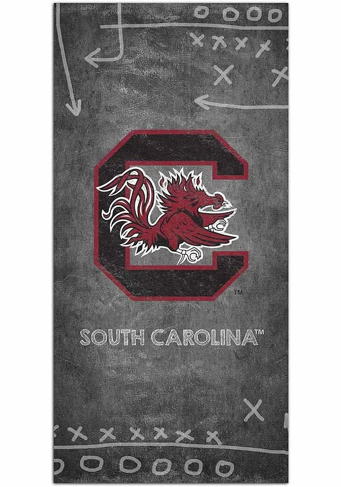South Carolina Gamecocks Chalk Playbook Sign - Red
