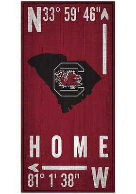 South Carolina Gamecocks Coordinate Sign - Red