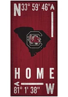 South Carolina Gamecocks Coordinate Sign - Red