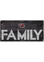 South Carolina Gamecocks Family 6x12 Sign - Red