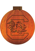 South Carolina Gamecocks Halloween Pumpkin Sign - Red