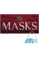 South Carolina Gamecocks Team Color Mask Holder Sign - Red