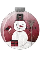South Carolina Gamecocks Snowglobe 12 Inch Sign - Red