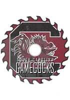 South Carolina Gamecocks Rust Circular Saw Sign - Red