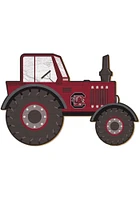 South Carolina Gamecocks Tractor Cutout Sign - Red