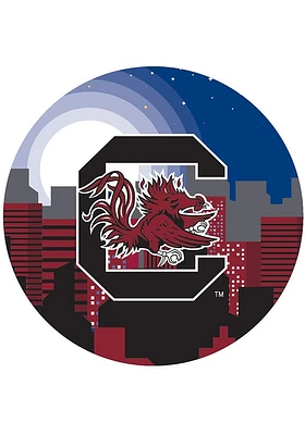 South Carolina Gamecocks Landscape Circle Sign - Red