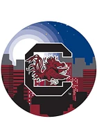 South Carolina Gamecocks Landscape Circle Sign - Red
