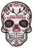 South Carolina Gamecocks 12 Inch Sugar Skull Sign - Red