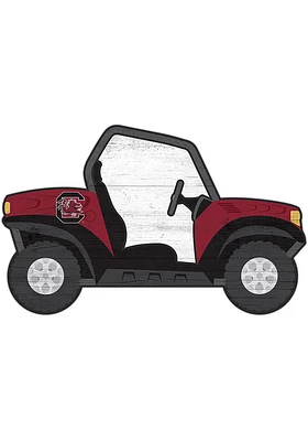 South Carolina Gamecocks ATV Cutout Sign - Red