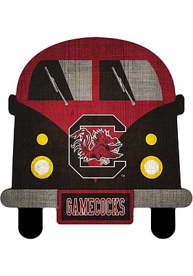 South Carolina Gamecocks Team Bus Sign - Red