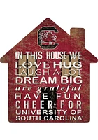 South Carolina Gamecocks 12 inch House Sign - Red