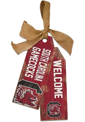 South Carolina Gamecocks Team Tags Sign - Red