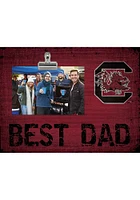 South Carolina Gamecocks Best Dad Clip Picture Frame - Red