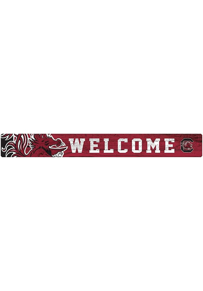 South Carolina Gamecocks Welcome Strip Sign - Red