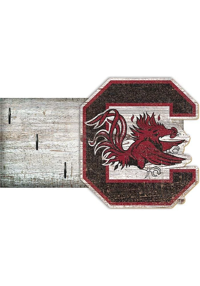 South Carolina Gamecocks Key Holder Sign - Red