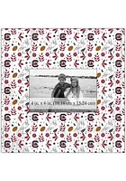 South Carolina Gamecocks Floral Pattern Picture Frame - Red
