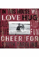 South Carolina Gamecocks In This House 10x10 Picture Frame - Red