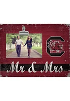 South Carolina Gamecocks Mr and Mrs Clip Picture Frame - Red