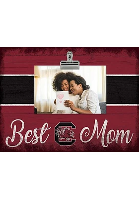 South Carolina Gamecocks Best Mom Clip Picture Frame - Red