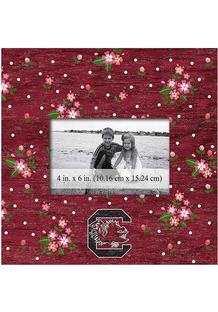 South Carolina Gamecocks Floral Picture Frame - Red