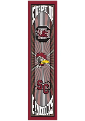 South Carolina Gamecocks Throwback Sign - Red