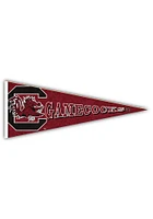 South Carolina Gamecocks Wood Pennant Sign - Red