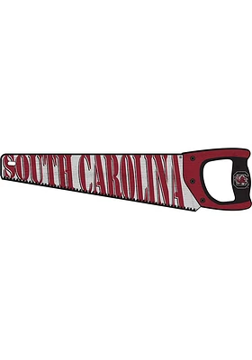 South Carolina Gamecocks Wood Handsaw Sign - Red