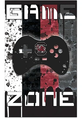South Carolina Gamecocks Grunge Game Zone Sign - Red